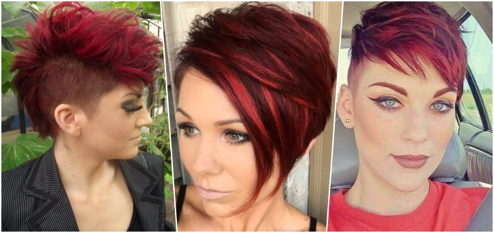 Ideen für leuchtend rote Haare