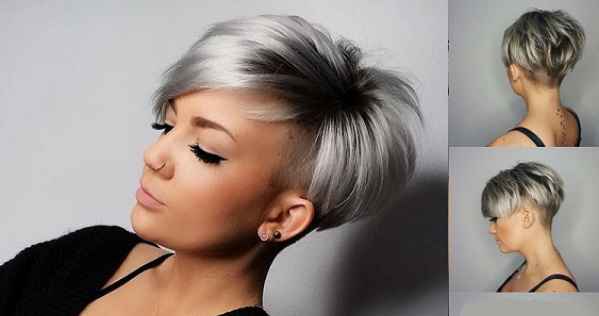 Grau frisuren ist in kurzen Haaren immer noch total HEISS!