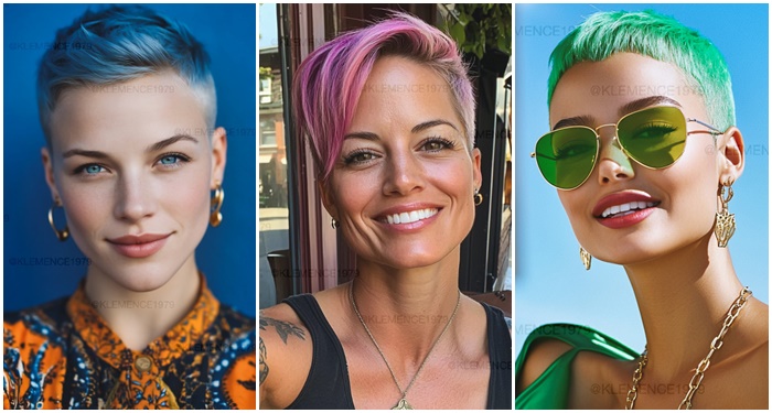 Kurze Haare, starke Farben: Identitätsbildung durch Haarfärbung
