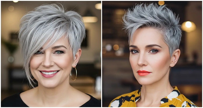 Graue Pixies: Die besten Ideen für einen mutigen und eleganten Look!