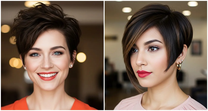 Der Pixie-Cut ohne Pony: Eleganz, die verzaubert!