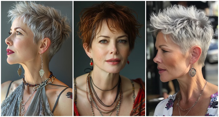 Zeitlose Eleganz jenseits der 50: Stilvolle Kurzhaarfrisuren für moderne Frauen