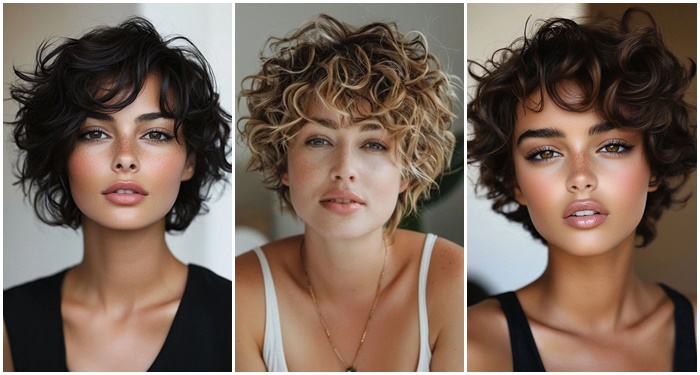 Schöne, einfache Kurzhaarschnitte mit Locken & Stufen – jetzt ausprobieren!
