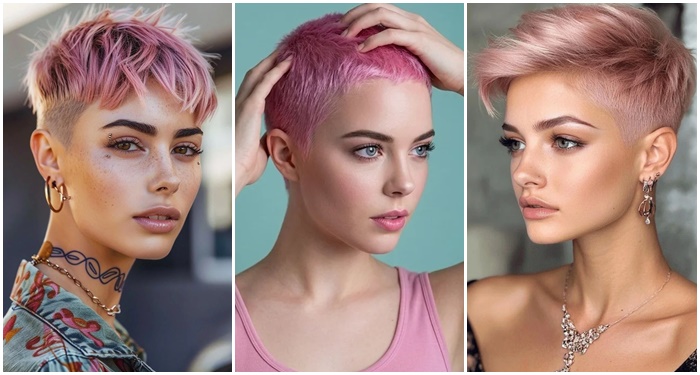 Pastellpinke Kurzhaarfrisuren: Der Frühlings-Trend für einen Frischen und Mutigen Neustart